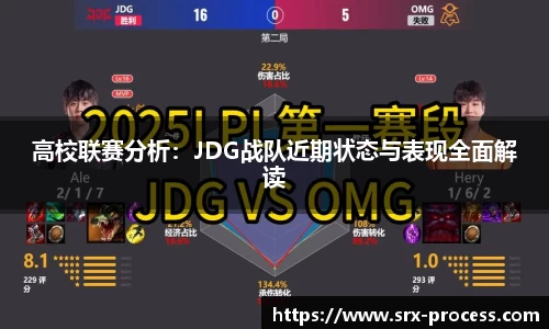 高校联赛分析：JDG战队近期状态与表现全面解读